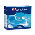 VERBATIM CD-R 700MB 10Pack of Slim Case 52x