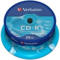 VERBATIM CD-R 700MB 25Pack of Spindle 52x