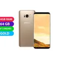 Samsung Galaxy S8+ Plus (64GB, Maple Gold) - Refurbished (Excellent)