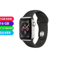 Apple Watch Series 4 (40mm, Silver) - Refurbished (Excellent)