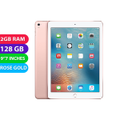 Apple iPad PRO 9.7" Wifi + Cellular (128GB, Rose Gold) - Refurbished (Excellent)