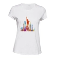 New York City NY NYC Statue of Liberty Printing Ladies Women T Shirt Tee Top