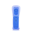 Game Left and Right Hand Handle Straight Handle Handle Curved Handle with Silicone Sleeve and Hand Rope Suitable for WII Host-Blue