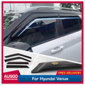 Luxury Weather Shields for Hyundai Venue 2019-Onwards Weathershields Window Visors