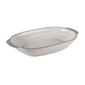 Ladelle Clyde 37cm Coconut Stoneware Oval Baking Dish Oven Bakeware Bowl Large