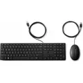 HP 9SR36AA USB Wired Desktop 320 Keyboard+Mouse Black 1 Year Warranty