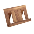 Davis & Waddell Cookbook Stand Wooden Recipe Book Holder Bookrest for Countertop