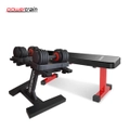 Powertrain Gen2 Pro 50KG Adjustable Dumbbell Set & Stand with Flat Bench