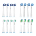 80pcs Electric Toothbrush Replacement Heads Compatible with Oral B
