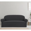 Apartmento Henley Stretch Linen 3-Seater Sofa Cover Couch Lounge Protector Steel