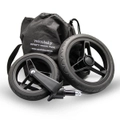 4pc Valcobaby Infinity Tyre/Wheels Set For Snap Single/Duo Strollers/Prams Black