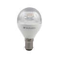 Verbatim LED Fancy Round Mini-Classic Clear 6.2W 3000K Dimmable BA15d