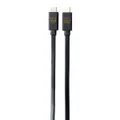 Go Travel Dual USB-C Cable Data Sync Connector for LG/Samsung Galaxy S9+ Black