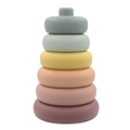 Playground by Living Textiles - Silicone Stacking Tower - Rings
