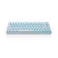 K25 84 Key Bluetooth Wireless 2 Mode Mechanical Keyboard Ice Blue Blue Switches Gaming Keyboard for Tablet Mobile Computer