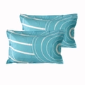 A Pair of Quality Standard Pillowcases with 3 Design Available by Logan & Mason