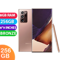 Samsung Galaxy Note 20 Ultra 5G (256GB, Mystic Bronze) - Refurbished (Excellent)