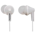 Panasonic HJE125E Wired In-Ear Headphones - White Ergo Fit with 3 Size Earpads for Ultimate Comfort [RP-HJE125E-W]