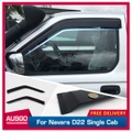 Injection Weather Shields for Nissan Navara D22 Single Cab 1997-2015 Weathershields Window Visors