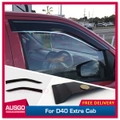 Injection Weather Shields For Nissan Navara D40 Extra Cab 2pcs Weathershields Window Visors