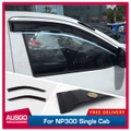 Injection Weather Shields for Nissan Navara NP300 D23 Single Cab Weathershields Window Visors
