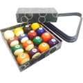 Kelly Pool Snooker Billiard Table Balls and Triangle 1 & 7/8 inch