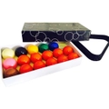 Pool Snooker Billiard Table Balls 2 inch 10 Red and Triangle Set