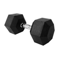 Verpeak Rubber Hex Dumbbell 27.5kg Home Gym Fitness Weight Training Exercise