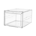 Premium Sneaker Acrylic Display Shoe Box Storage Case Clear Side Open Stackable