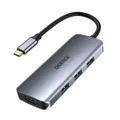 CHOETECH HUB-M19 USB C Hub 7-in-1 Type C Adapter with PD 100W 4K HDMI 3 USB Port