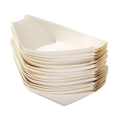 Eco Wood Serving Boats (960 Pack) Disposable Biodegradable Sushi Boat Party Food