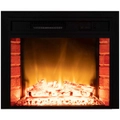 CARSON 65cm Built In Recessed Electric Fireplace Heater with Flame Effect Options