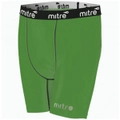Mitre Neutron Compression Shorts Size LY 10-12y Kids Unisex Sport Tights Emerald