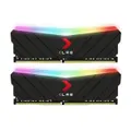 PNY XLR8 16GB (2x8GB) DDR4 UDIMM 4600Mhz RGB CL19 1.5V Black Heat Spreader Gaming Desktop PC Memory >3600MHz