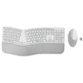 Kensington Dual Wireless Ergo Keyboard & Mouse Combo Set for Desktop/PC Grey