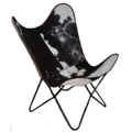 Butterfly Chair. geniune leather on Solid metal fraMe all welded as one unit.