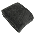 Blanket Herringbone Charcoal QB/KB 180x245