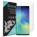 [3 Pack] ZUSLAB Galaxy S10+ / S10 Plus Screen Protector Flexible TPU HD Clear Film Self Healing for Samsung