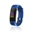Sport Bracelet Watch Women Men LED Waterproof Smart Wrist Band Heart rate Blood Pressure Pedometer Clock For Android iOS - Blue