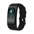 Smart Bracelet Waterproof Heart Rate Monitor Smart Band Sport Passmeter Calories Mileage Multi Sport Fitness Tracker - Black