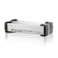 ATEN Video Splitter 4 Port DVI Video Splitter w/ Audio, 1920x1200@60Hz, Cascadable to 3 Levels Up to 64 Outputs