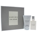 LEau Intense by Carven for Men - 2 Pc Gift Set 1.66oz EDT Spray, 3.33oz After Shave Balm
