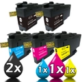 5 Pack Brother LC3337 High Yield Compatible Ink Cartridges MFC J5845 / J5945 / J6945 [2BK, 1C, 1M, 1Y]