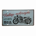 Tin Sign Vintage Motorcycle Metal Tin Sign Vintage Retro 150x300mm Metal