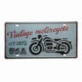 2xtin Sign Vintage Motorcycle Metal Tin Sign Vintage Retro 150x300mm Metal