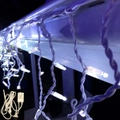 Icicle Lights COOL WHITE 4.8m Extendable with Cont