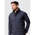 Mens Quantum Windproof Jacket Coat Winter Blazer with Hood - Graphite - 3XL