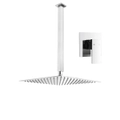 ACA WELS WATERMARK Square 12'' Ultrathin Stainless Steel Rainfall Shower Head 400mm Ceiling Extension Arm Dropper Mixer Tap Chrome