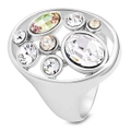 Philomena Cocktail Ring Multi Colour Embellished With SWAROVSKI Crystals