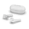 Motorola MOTO BUDS 085, IPX5 Water Resistant Ergonomic Design True Wireless Earbuds for Comfort Fit with 15h Playtime (White)